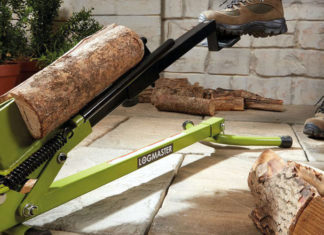 Инструмент для колки дров с ножной педалью