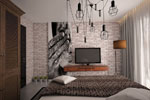 Спальня в стиле лофт: лучшие идеи для отделки, зонирования и декора