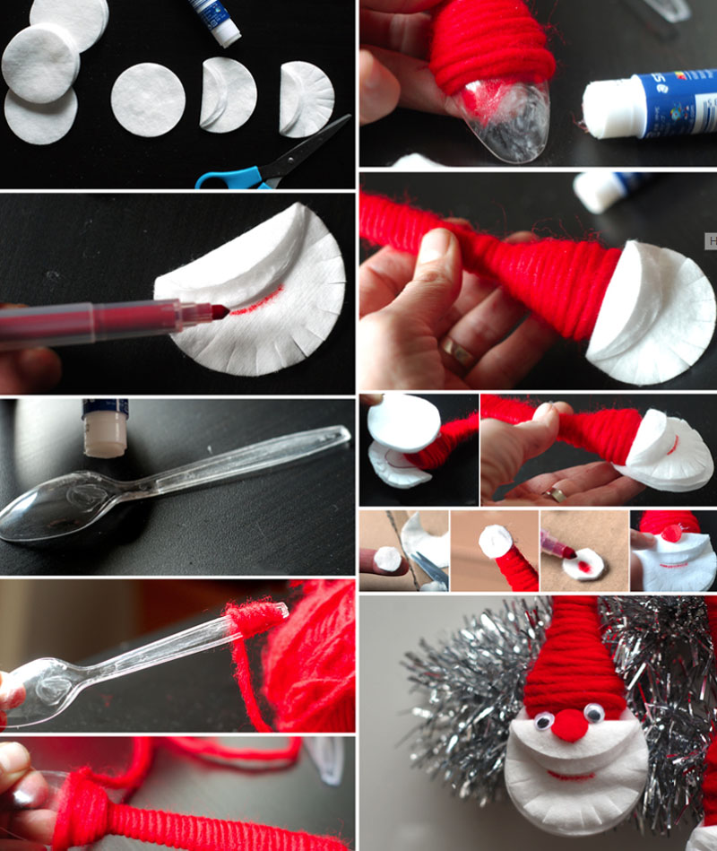 Пошаговая фото-инструкция по изготовлению Деда Мороза