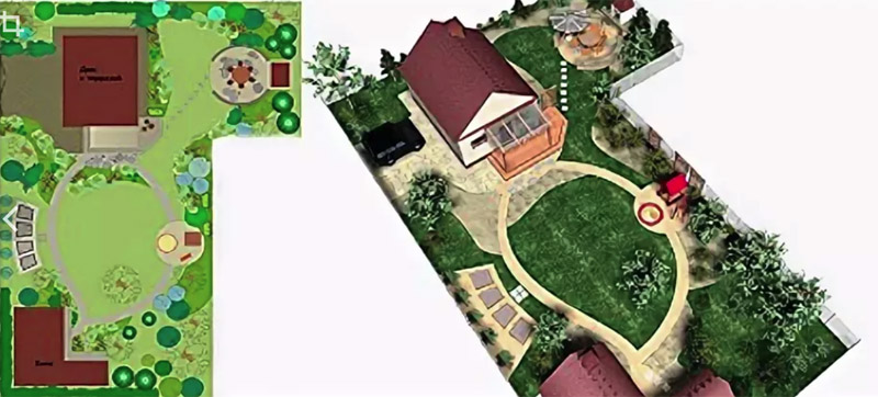 Как спланировать участок загородного дома