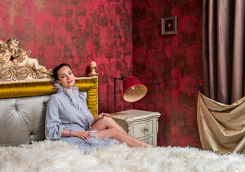 Знойные краски и итальянские страсти в интерьере квартиры Ольги Филипповой