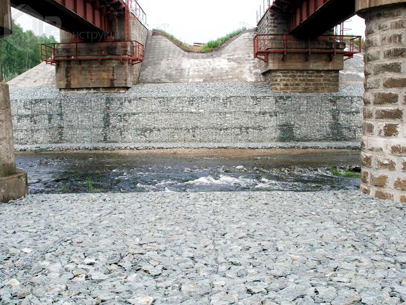 Мосты на сварных габионных опорах не боятся сезонных изменений и подвижек грунта